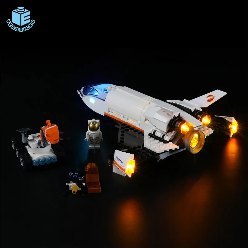 

YEABRICKS Lighting Accessories Compatible with LEGO 60226 NASA Mars Exploration Space Shuttle( Building Blocks Not Included)