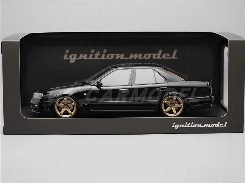 IG 1:18 R34 Skyline 25GT Turbo ER34 JDM имитация ограниченный выпуск смолы Металл статическая