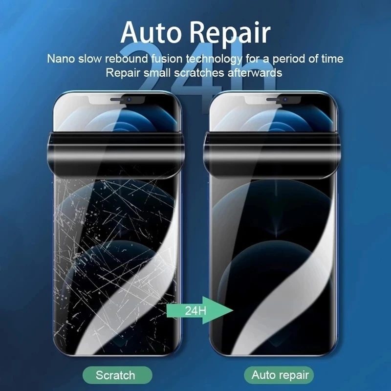 Роскошная антишпионская Гидрогелевая пленка для iPhone 14 11 Pro Max 13 12 Mini XR XS X 8 7 6 6S Plus SE