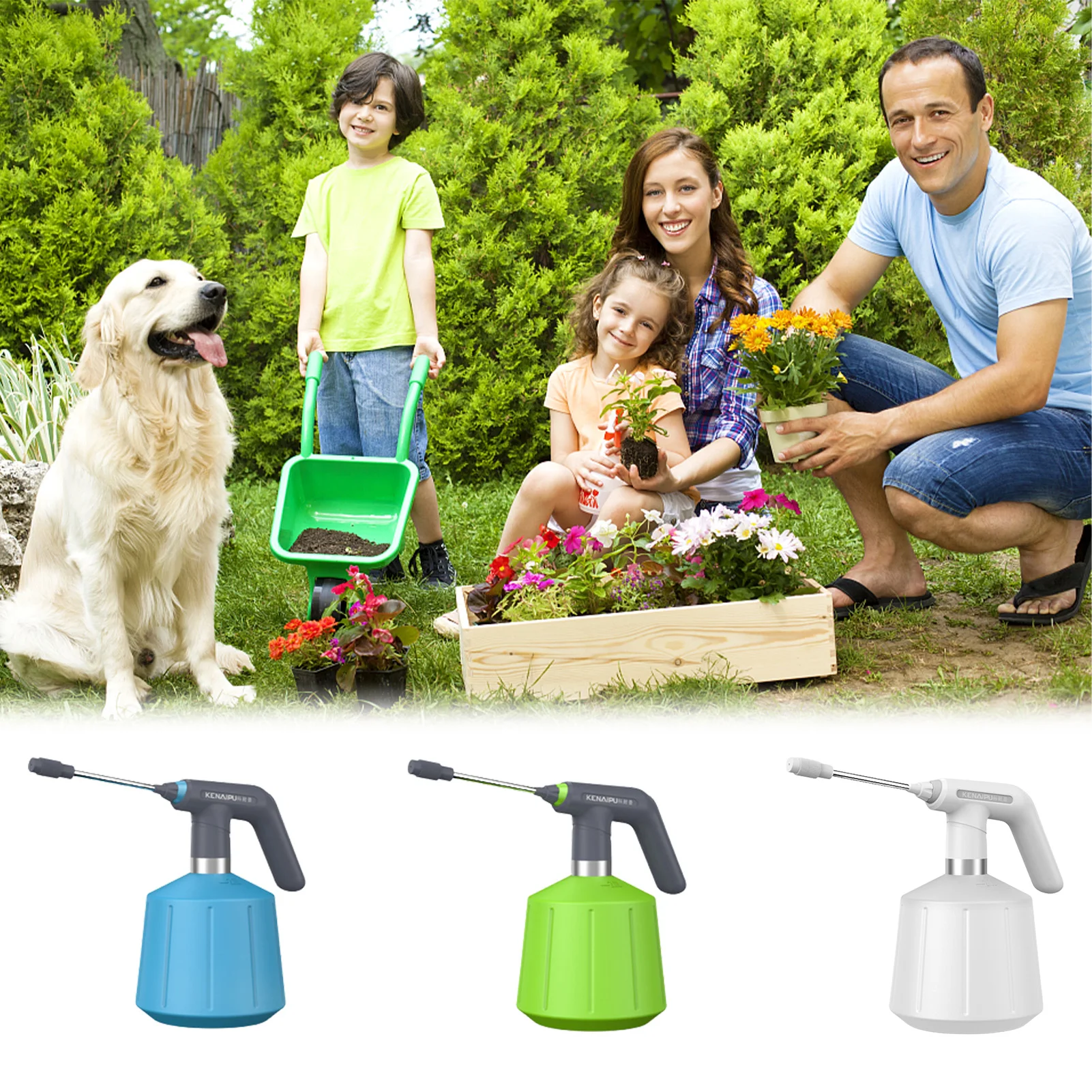 

2L Garden Sprayer Tool Automatic Plant Watering Can Bottle Garden Sprayer Bottle USB Garden Watering Can Machine Electric Fogger