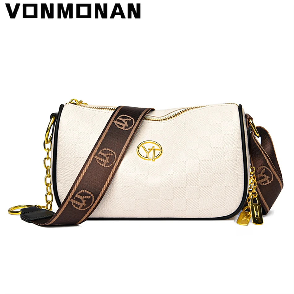 

Chain Plaid Handbags and Purses for Women 2022 Soft PU Leather Trendy Brand Shoulder Handle Bags Female Travel Crossbody Bolsos