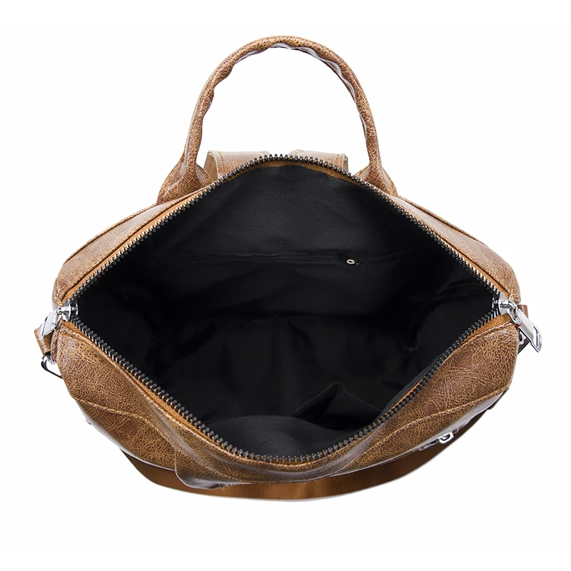 Винтажные женские дорожные ранцы из искусственной кожи вместительные школьные