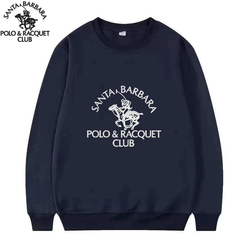 SANTA BARBARA POLO&RACQUET CLUB Maden-suéter de punto con letras Retro para hombre, униформальный трикотаж с cuello redondo, suéter (art.: 3920d3022d030) - 3920d3022d030