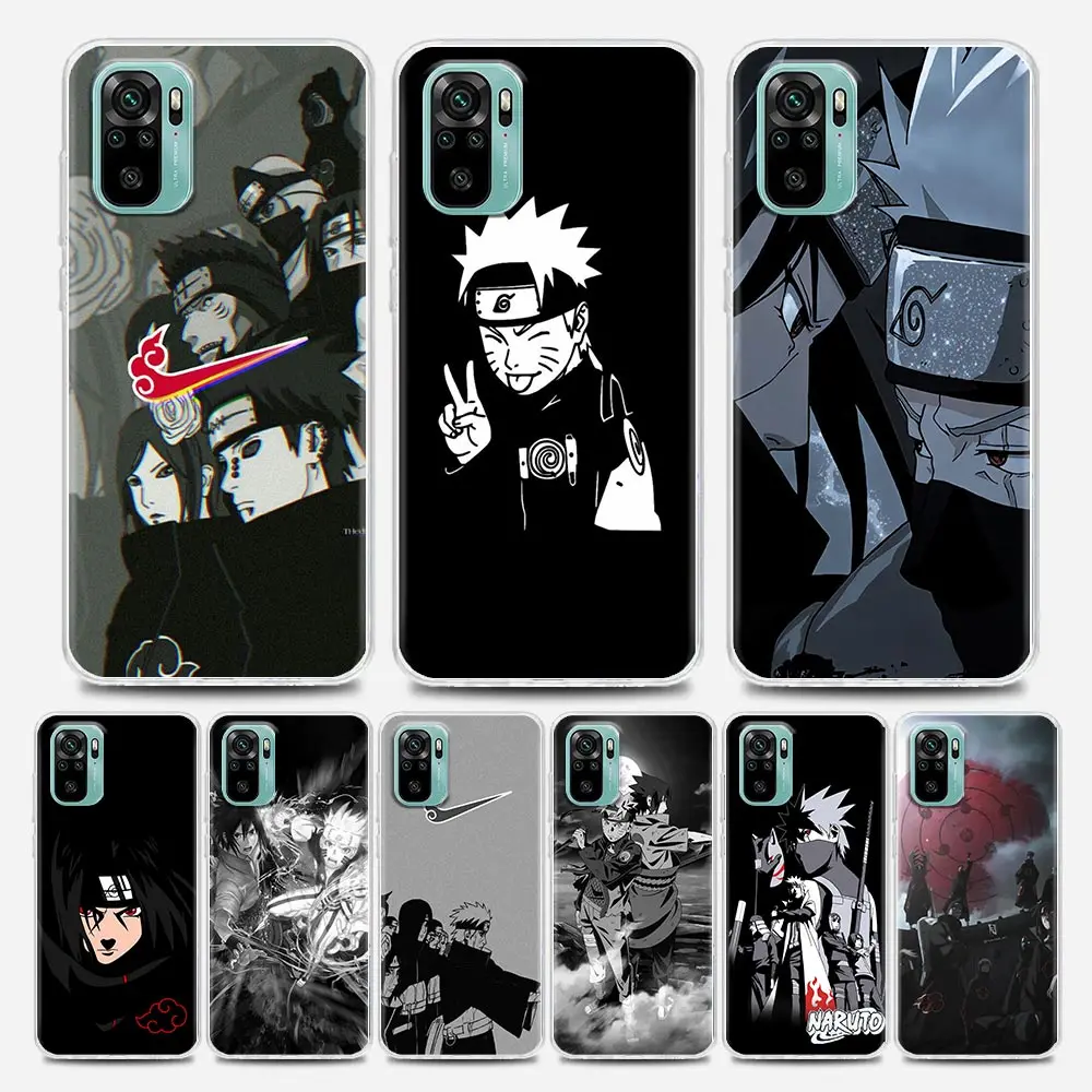 

Anime Naruto Kakashi Itachi Clear Case for Redmi Note 7 8 9 10 5G 4G 8T Pro Redmi 8 8A 7A 9A 9C K20 K30 K40 Y3 10X 4G Soft Cover