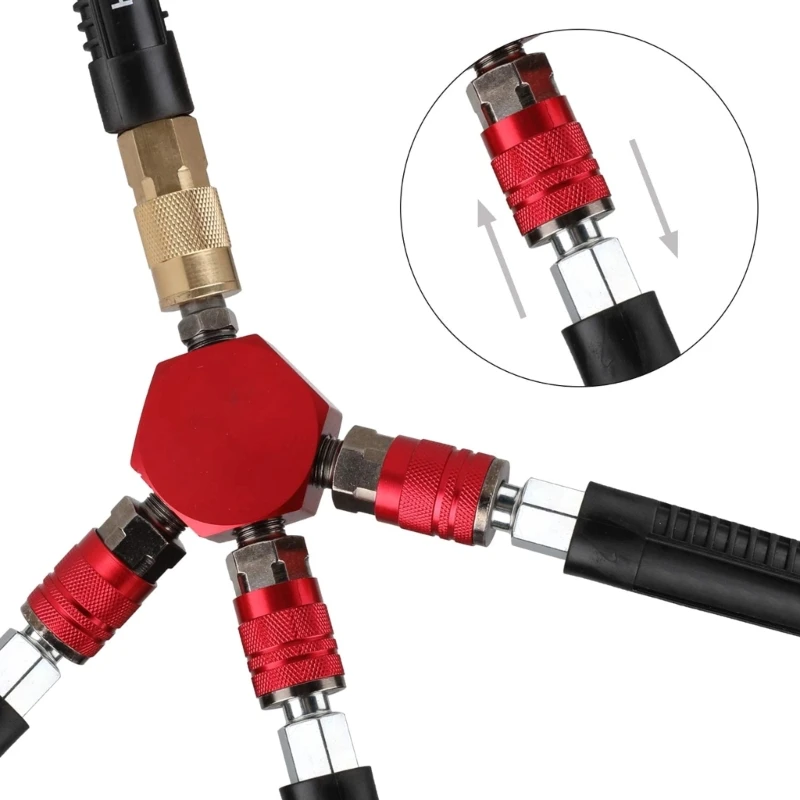Hose Quick Connects Fitting Air Splitter
