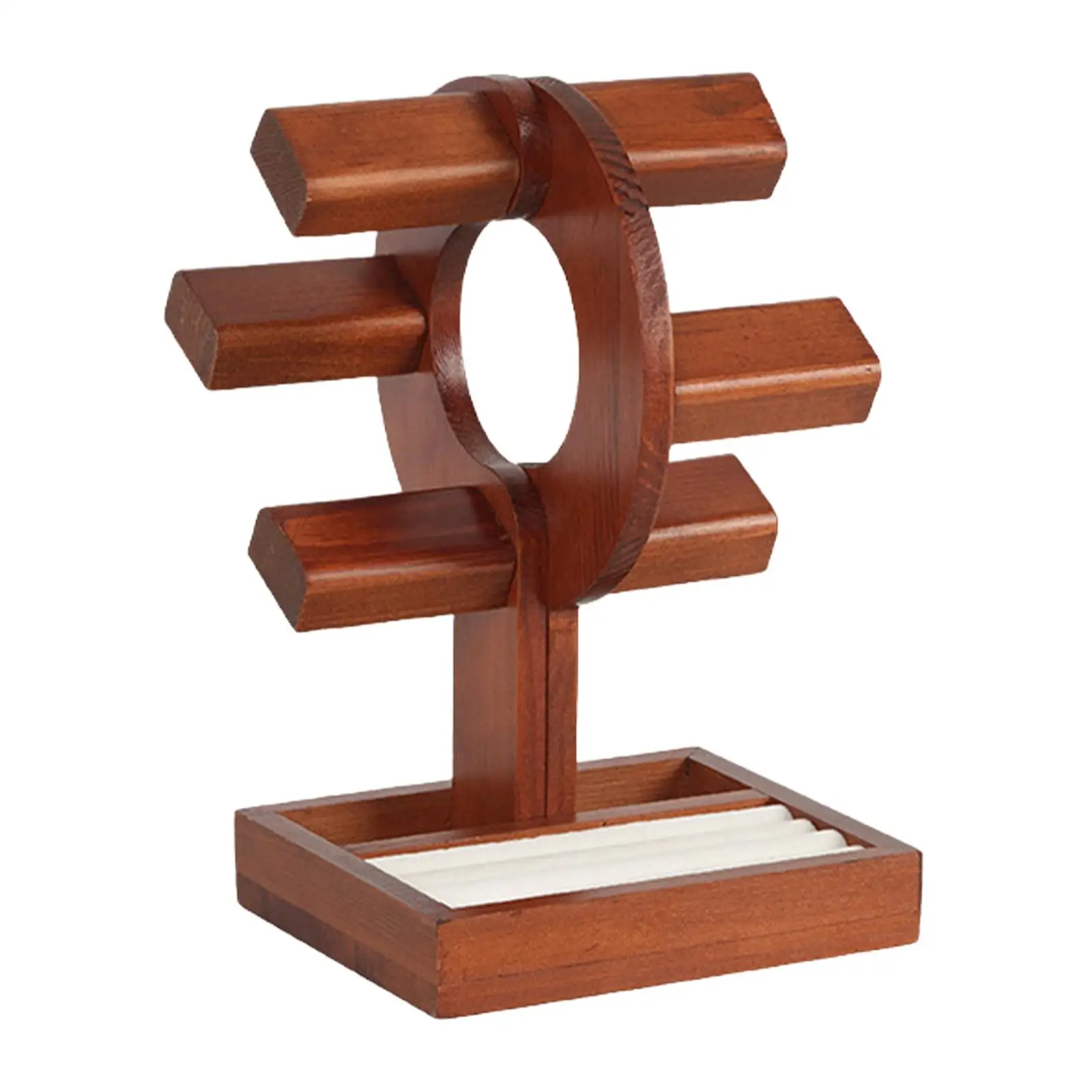 Деревянный Держатель Для Браслета Элегантная Подставка Ювелирных Изделий Часов