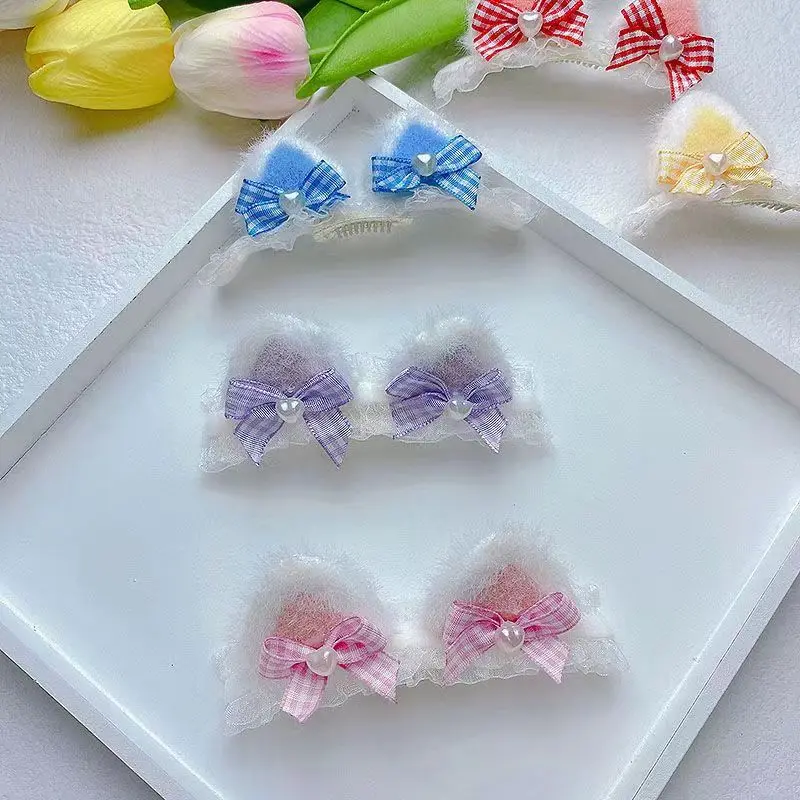 

2023 New Pet Small Ear Hair Band Decor Supplies Hairpins Dog Bows Hair Clips for Puppy Dogs Cat Yorkie Teddy Sunflower