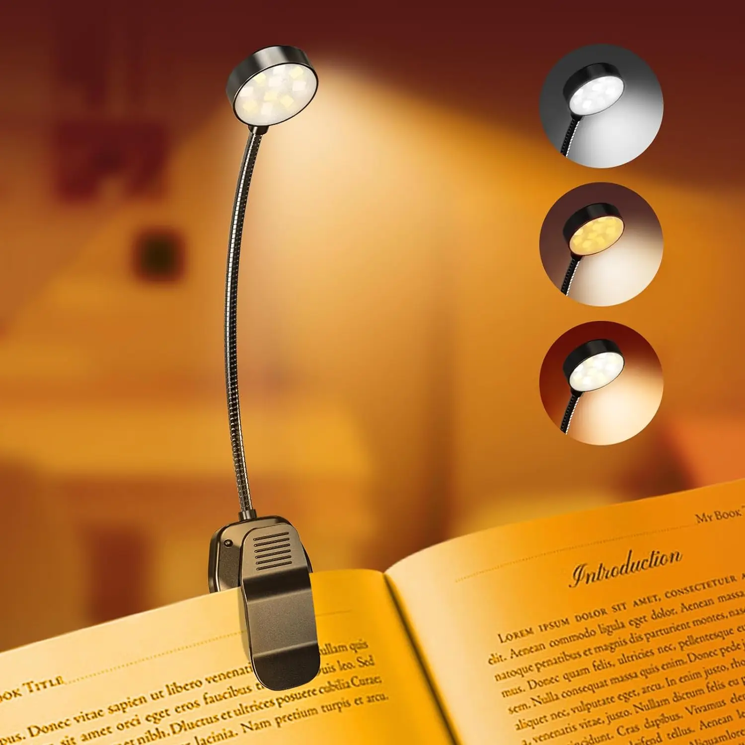 

KEBINCPLED Портативная LED книжная лампа