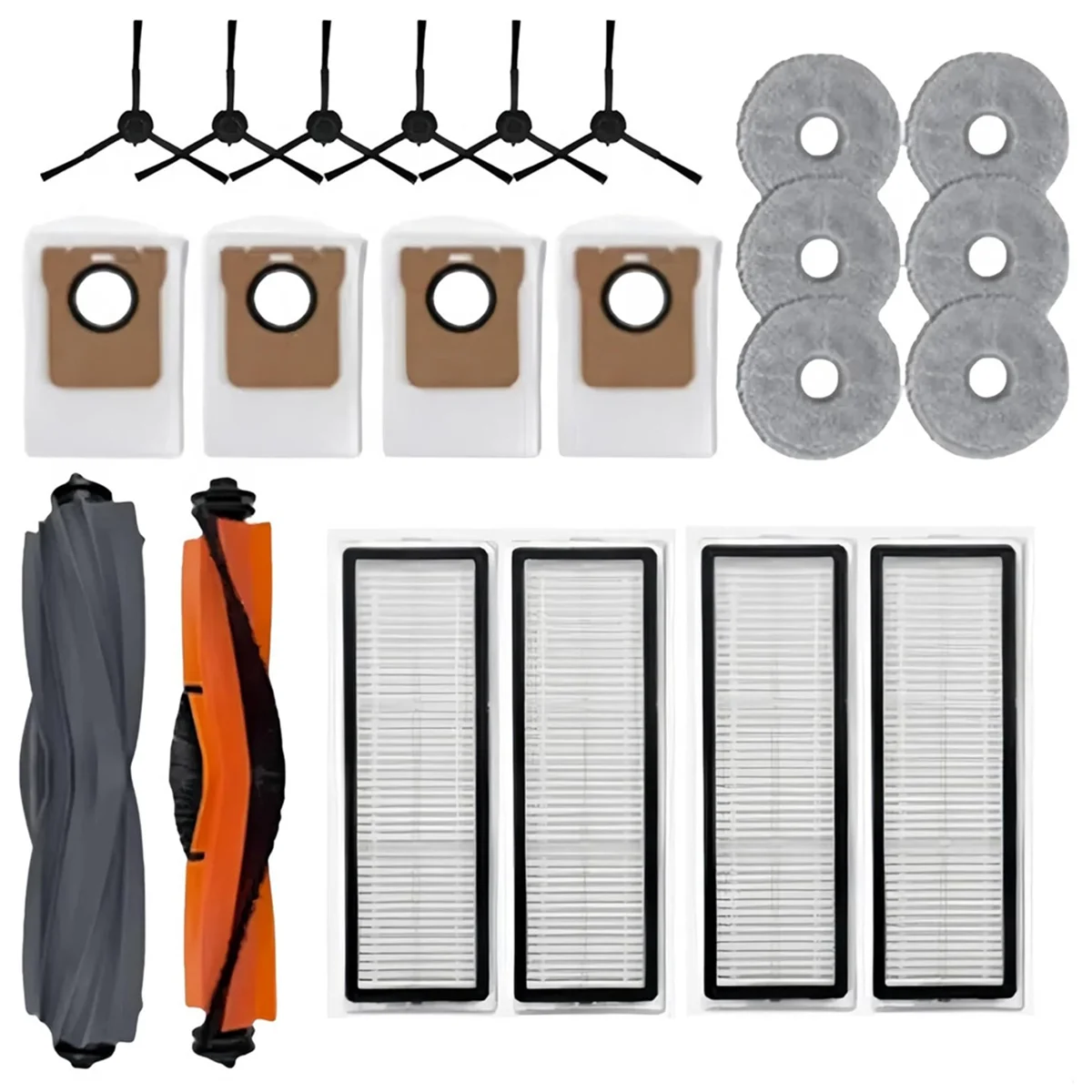 Для Dreame L10s Ultra L20 L40 X30 Детали робота-пылесоса Основная боковая щетка Швабра Фильтр