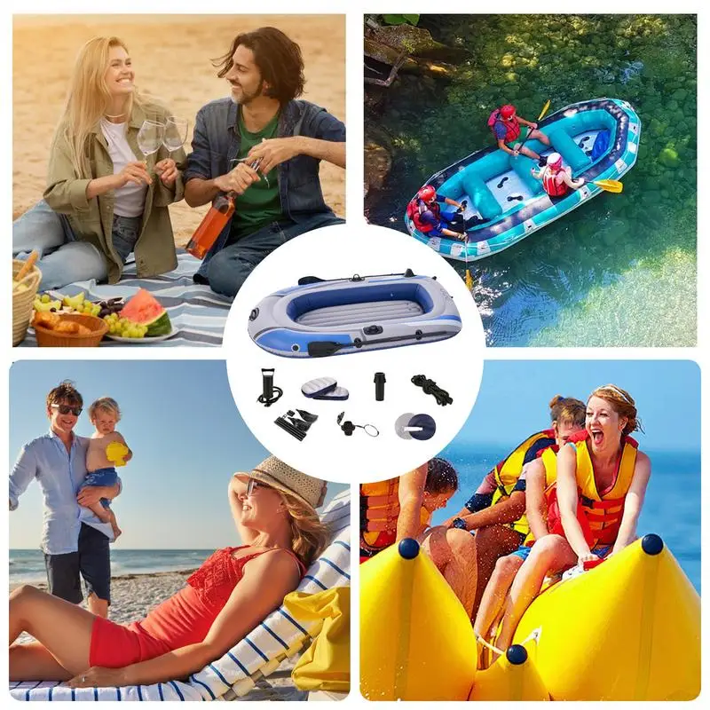 Надувная лодка из ПВХ для трех человек