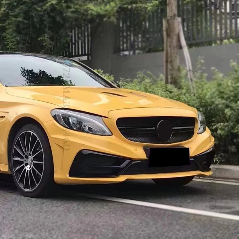 Передняя решетка впуска гоночного капота для Mercedes Benz C W205 C205 S205 2014-2022 C43 AMG Style Mesh