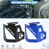 tracer motorcycle rear brake fluid reservoir cover guard protection sock for yamaha mt07 mt09 mt03 mt10 mt 07 09 10 fz07 fz09