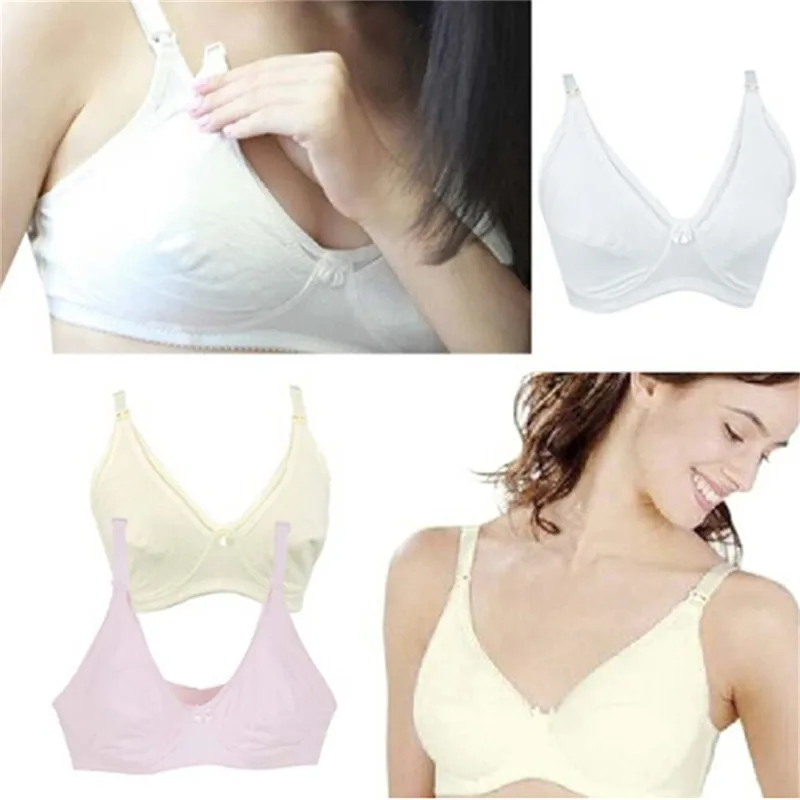 

Front Closure Maternity Nursing Bras Dot Seamless Brassiere Women Underwear Breastfeeding Bra High Quality Safety Supplies