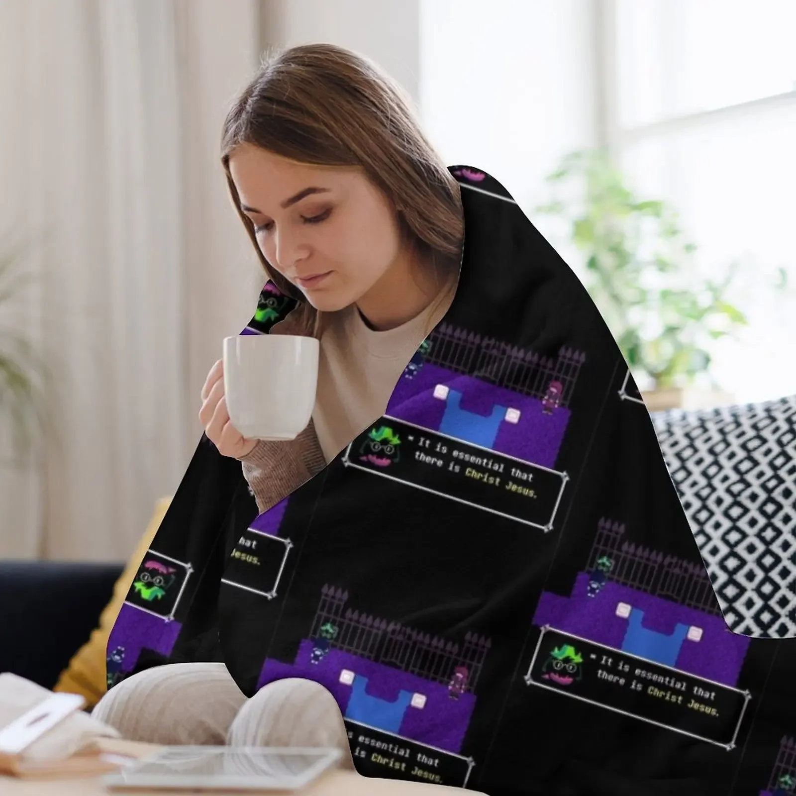 Одеяло Deltarune Dialogues одеяла для кровати фланелевая ткань декоративные пледы