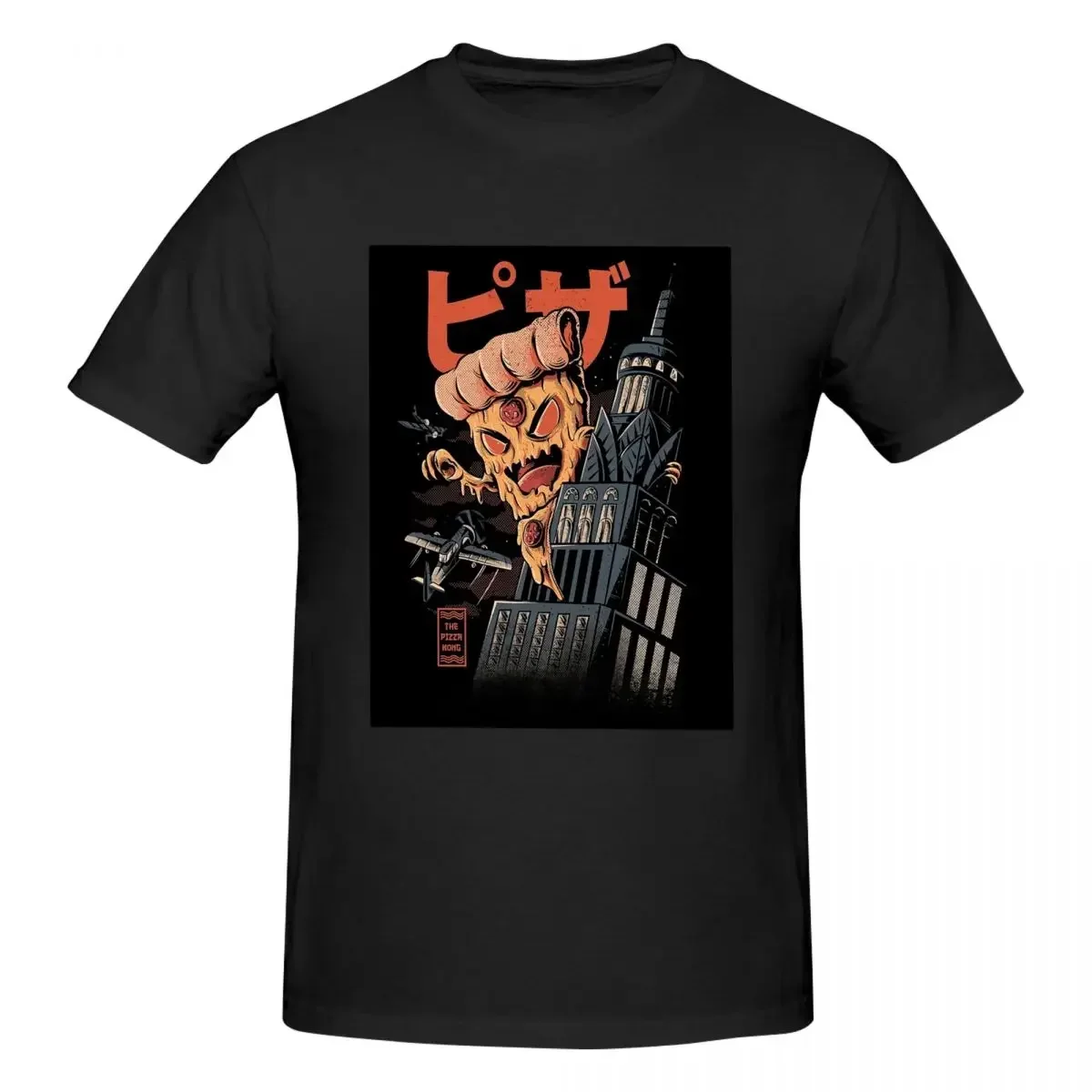 100% Cotton Pizza Kong T-shirt Men's Classic Oversized T Shirt Men crew Neck Summer Shirts Tops S-6XL