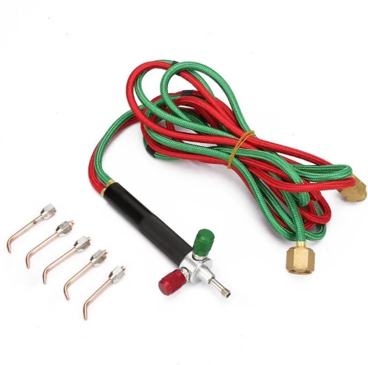 

Mini Gas Little Torch Welding Soldering Kit Oxygen AcetyleneGun For Metal Household Fire Gun Universal Gas Welding Torch