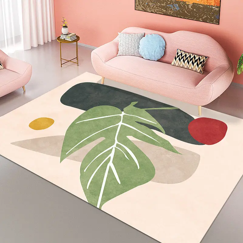 

Nordic Carpets For Home Living Room Decoration Bedroom Bedside Sofa Area Rugs Large Anti-skid Washable Lounge Rug Soft Floor Mat