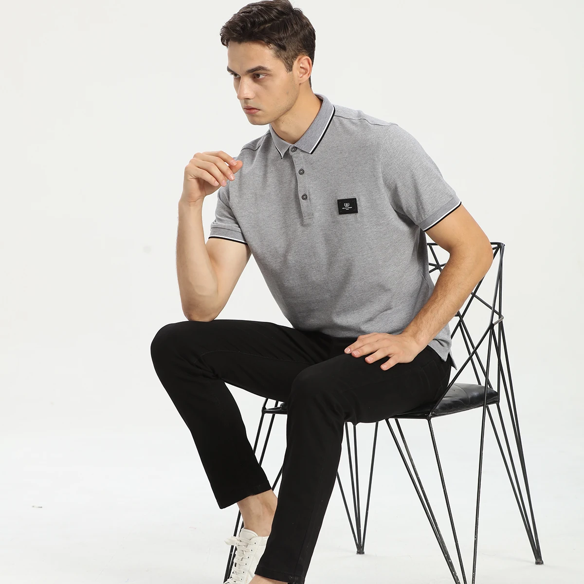 Рисунок 3 - Рубашка-поло мужская с коротким рукавом