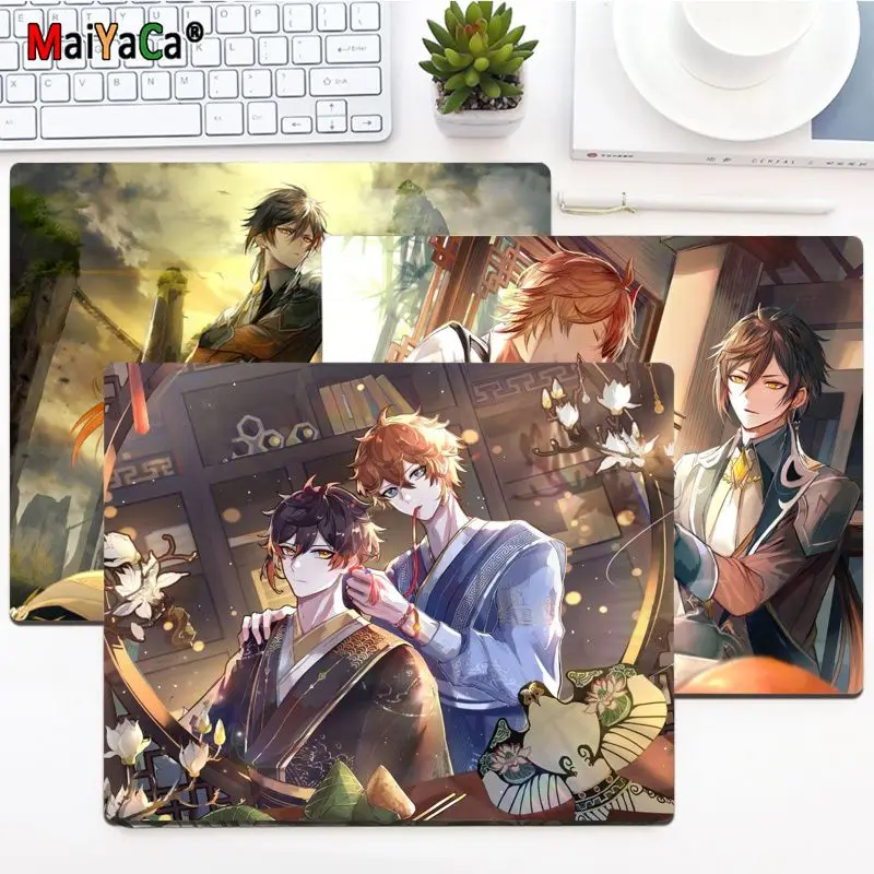 

My Favorite Genshin Impact Tartaglia Zhongli Keyboard Gaming MousePads Top Selling Wholesale Gaming Pad mouse