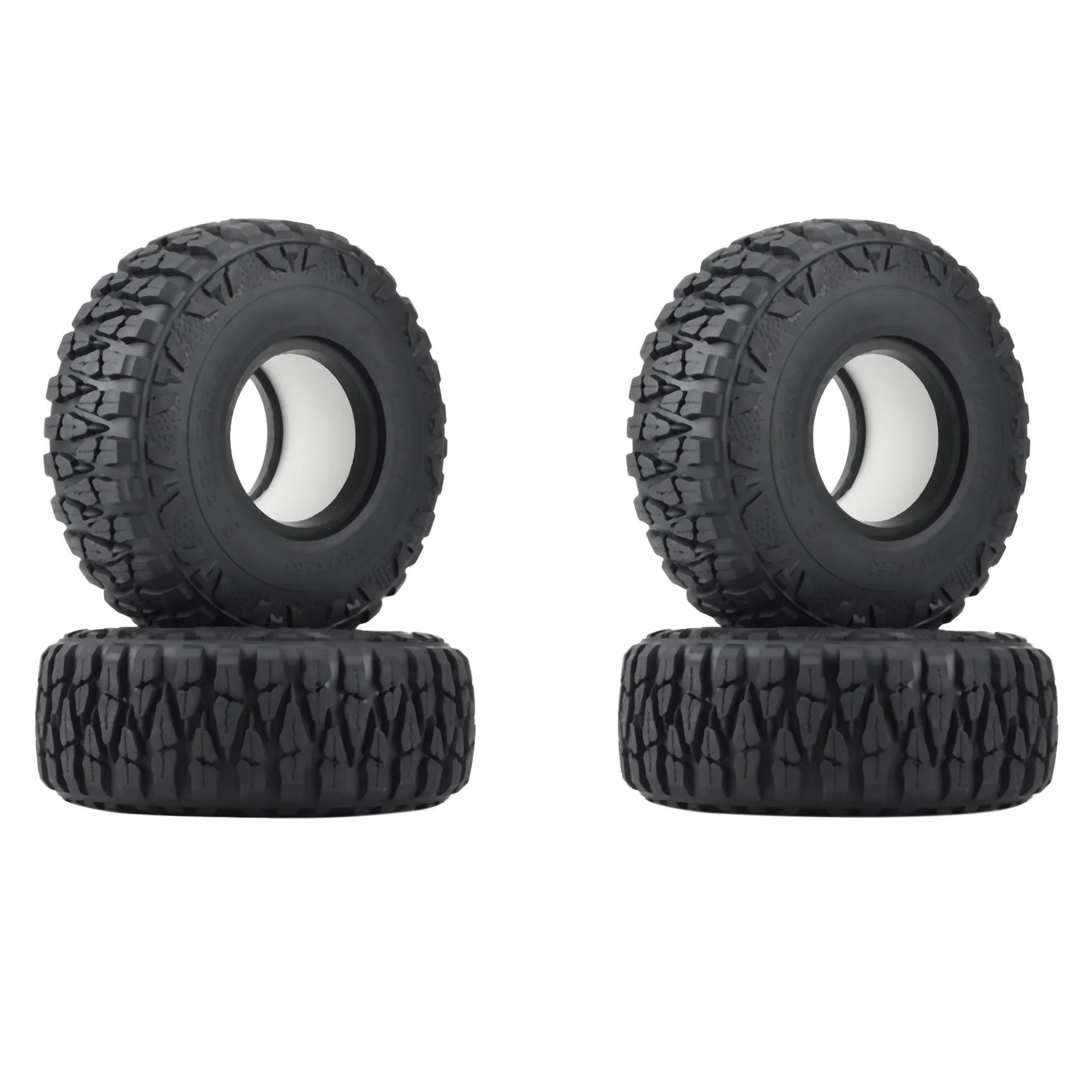 4PCS 180X70mm 2.9 Inch All Terrain Rubber Tyres Wheel Tires for 1/6 RC Crawler Car Axial SCX6 AXI05000 Upgrade Parts