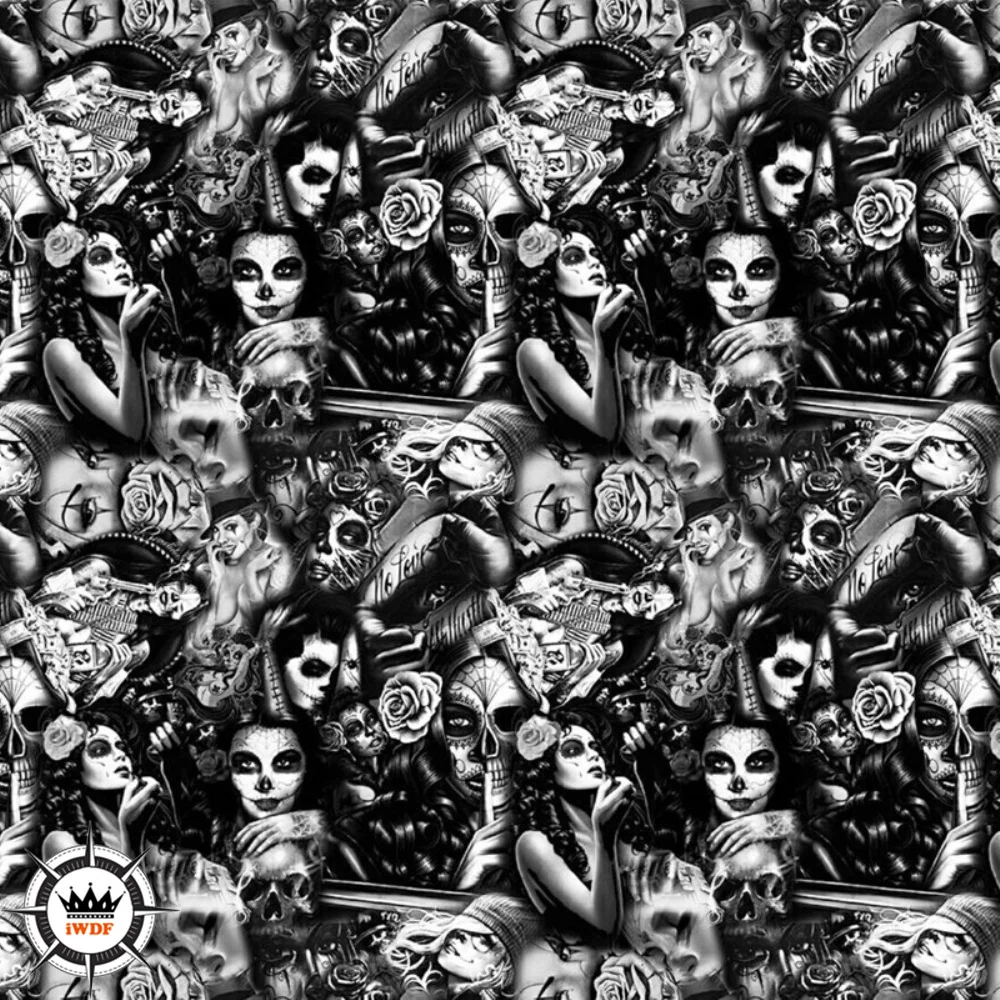 2 м/6 м/10 м/20 м в длину череп ПВА переводная пустая пленка 50 см ширина кубическая