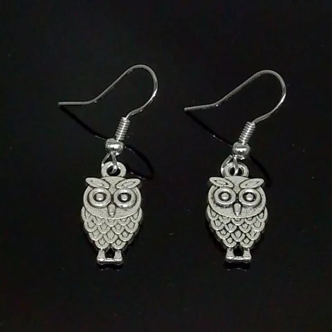 

European and American Popular Simplicity Street Snap Earrings Versatile Personality Punk Vintage Owl Earrings Eardrops