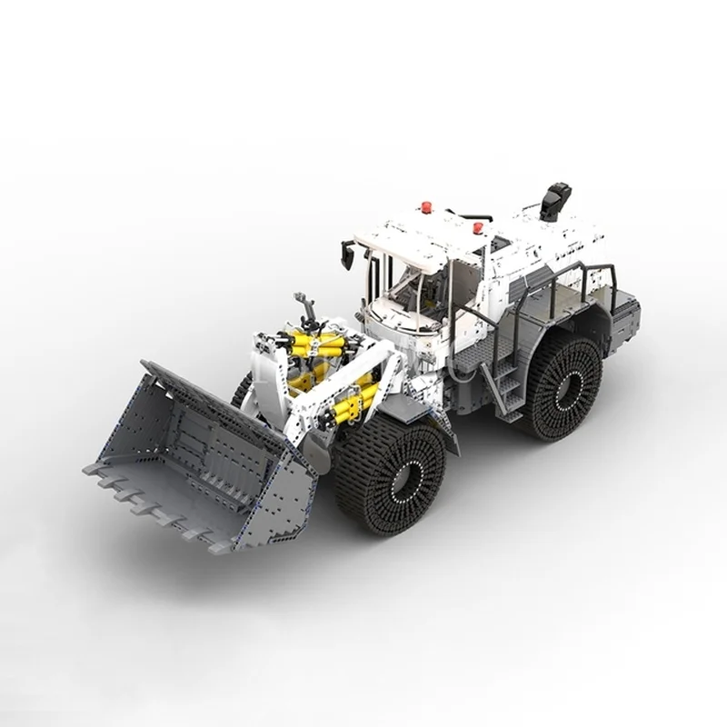 

MOC-49777 Blocks Compatible with Lg Assembly Technology Liebherr L586 Loader Electric Remote Control Model Children's Puzzle