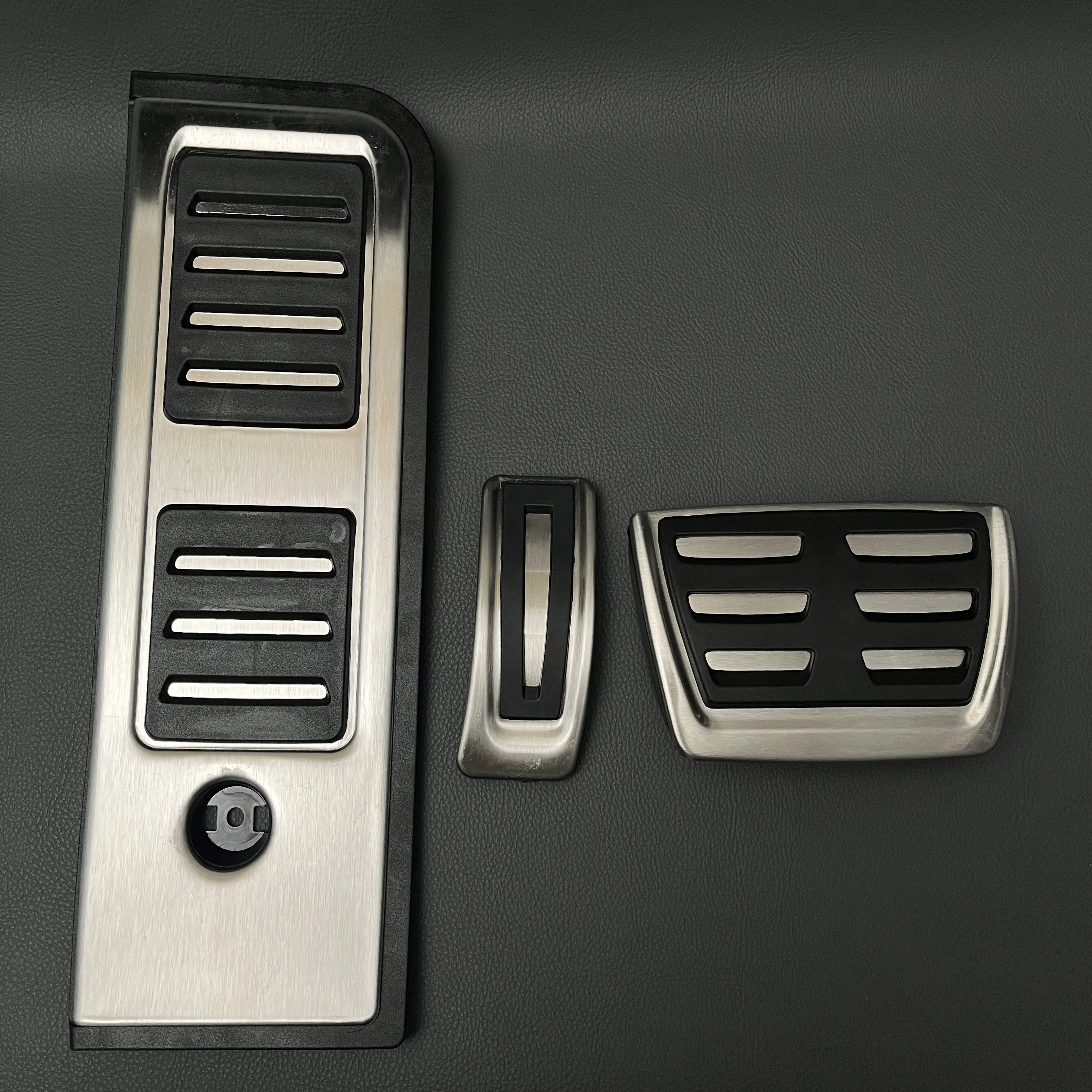 3 шт. для Audi A6 C8 2019 2020 из нержавеющей стали AT Sedan авто подставка ног топливного