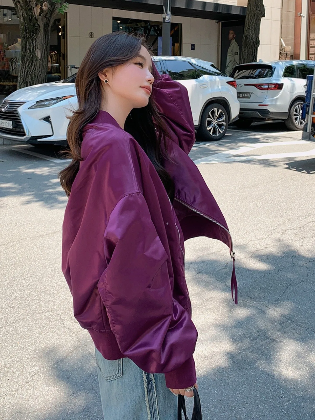 Женская короткая бейсбольная форма Western Sle Fried Street осень 2023 новая корейская