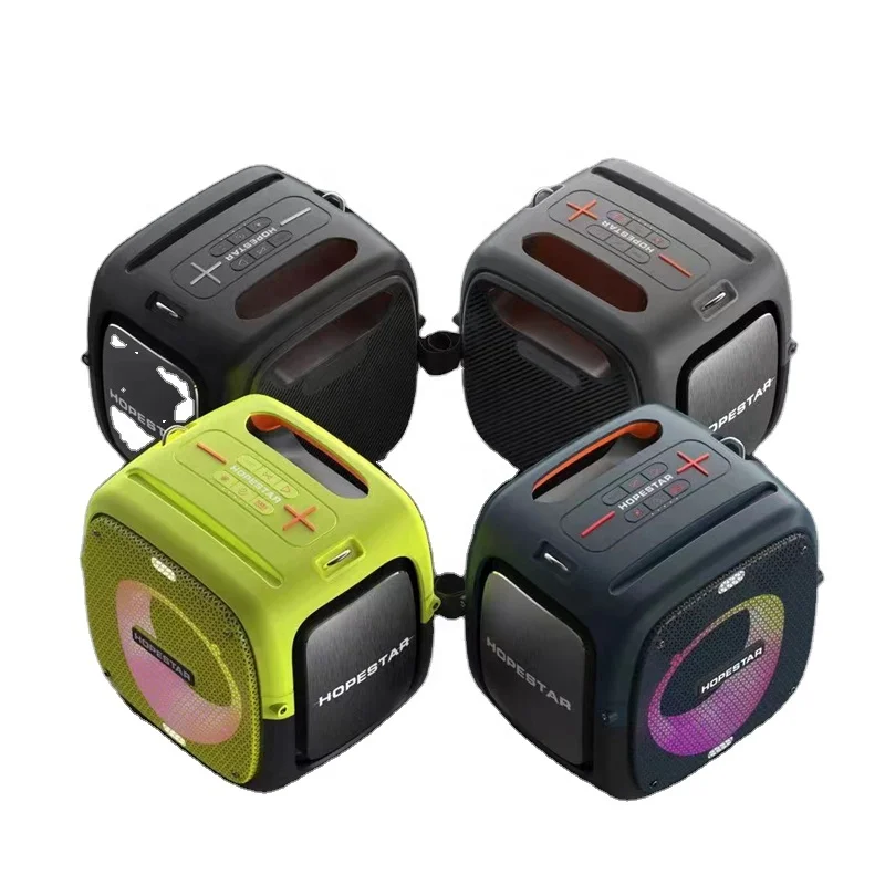 

[With 2 Microphone] Party One HopeStar Waterproof Portable Speaker Handheld Wireless Hopestar PartyOne Super Speaker Outdoor