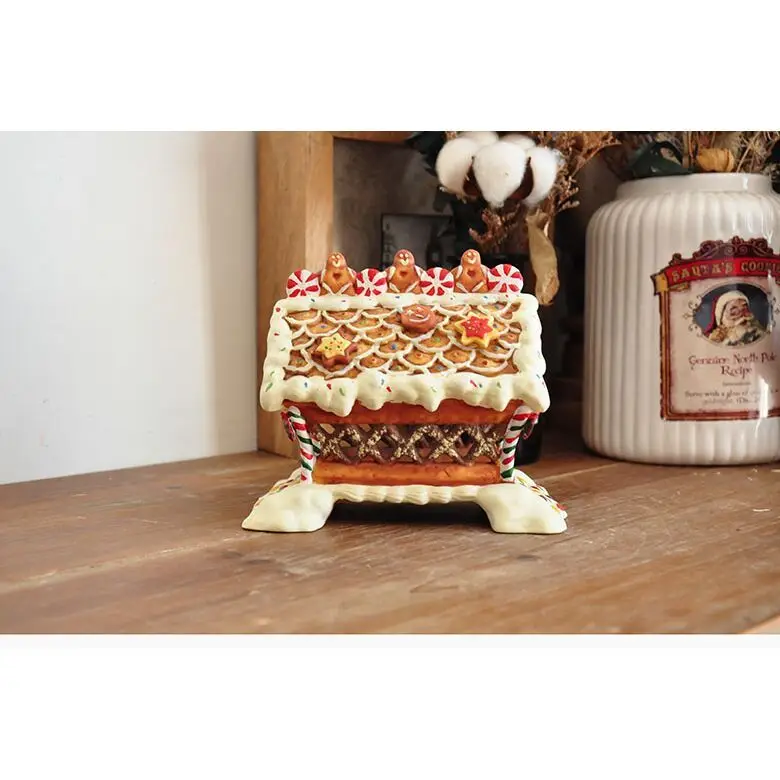 Ручной цветной рисунок или узор керамический имбирный домик павильоны хомяк