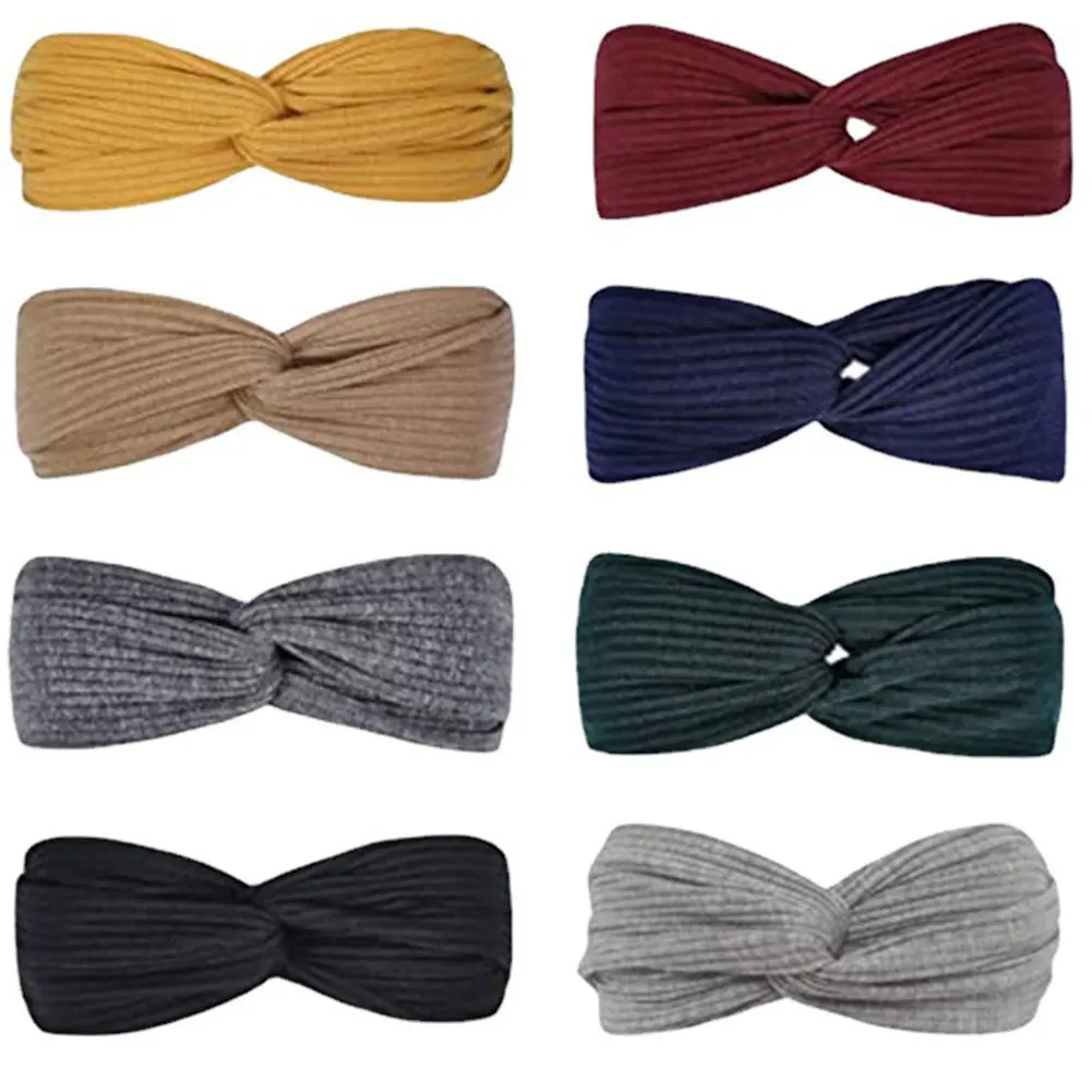 

Hair Wrap Fitness Fashion Sweat Absorbing For Women Yoga Headband Accessories Cycling Sports Running Wide Elastic Non Slip