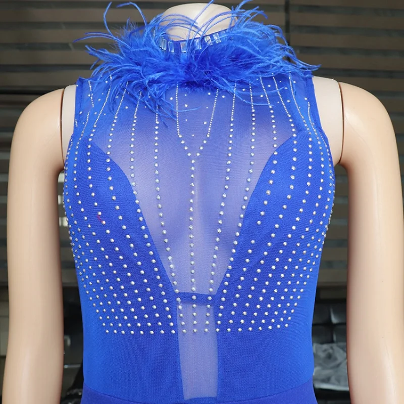 Европейское и американское Сексуальное Женское Платье с круглым вырезом