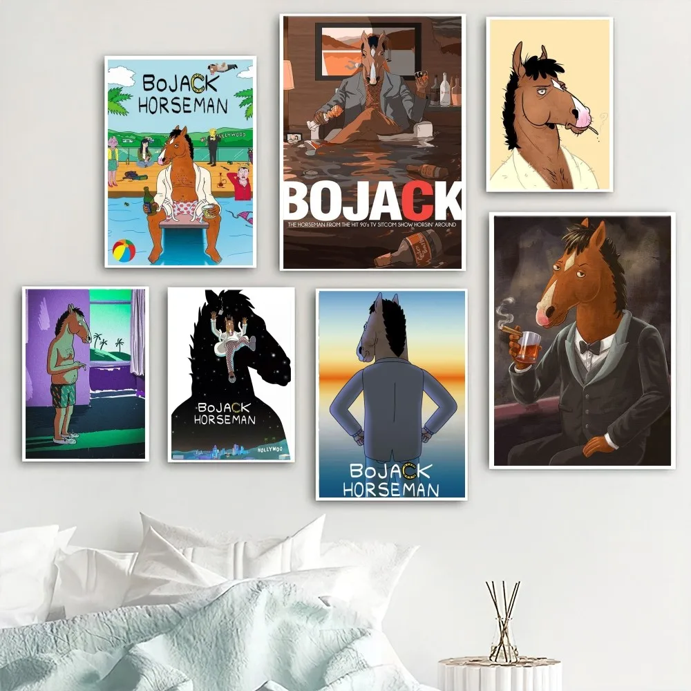 Плакат х-хохлебана из аниме B-BoJack декор для домашней комнаты гостиная спальня