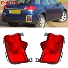 Автомобильный левый правый задний бампер отражатель лампа для Subaru Outback 2009 2010 2011-2012 противотумансветильник Фары габаритные огни без лампы