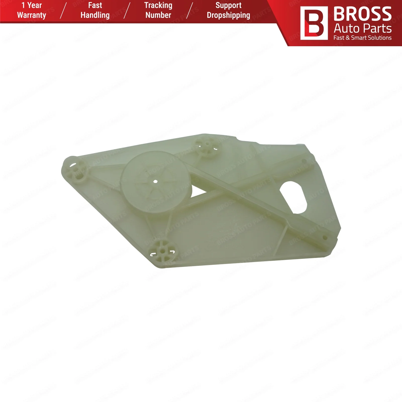 Оконный регулятор Bross BWR5228 передний левый двигатель колеса 6RD837461 6R4837461J для VW Polo MK5.