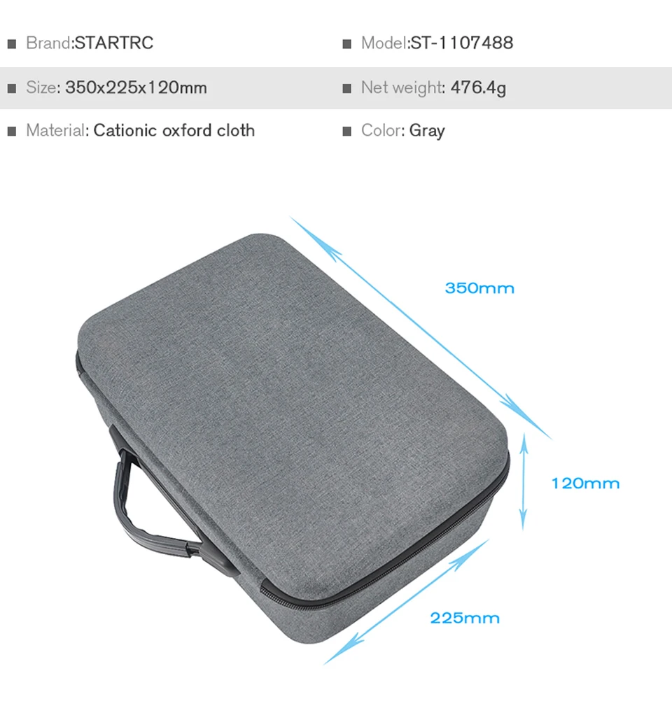 DJI Mavic Air 2 Storage Bag Portable Carrying Case Travel Hand Large Capacity HandBag for Drone Accessories |