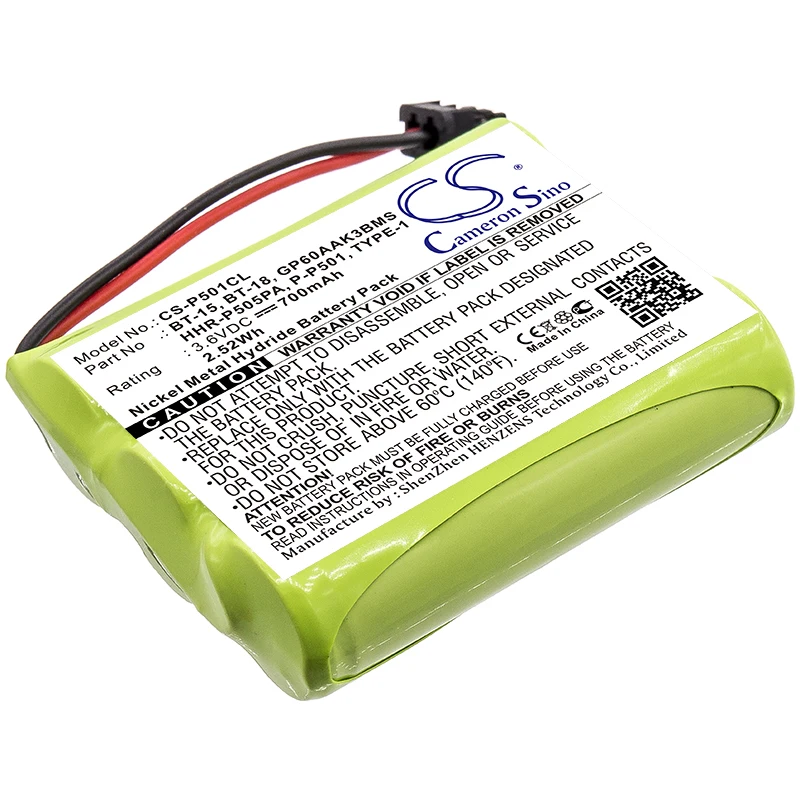 

Cameron Sino Cordless Phone Replacement Ni-MH Battery 700mAh For Uniden CP-1218 Free Tools