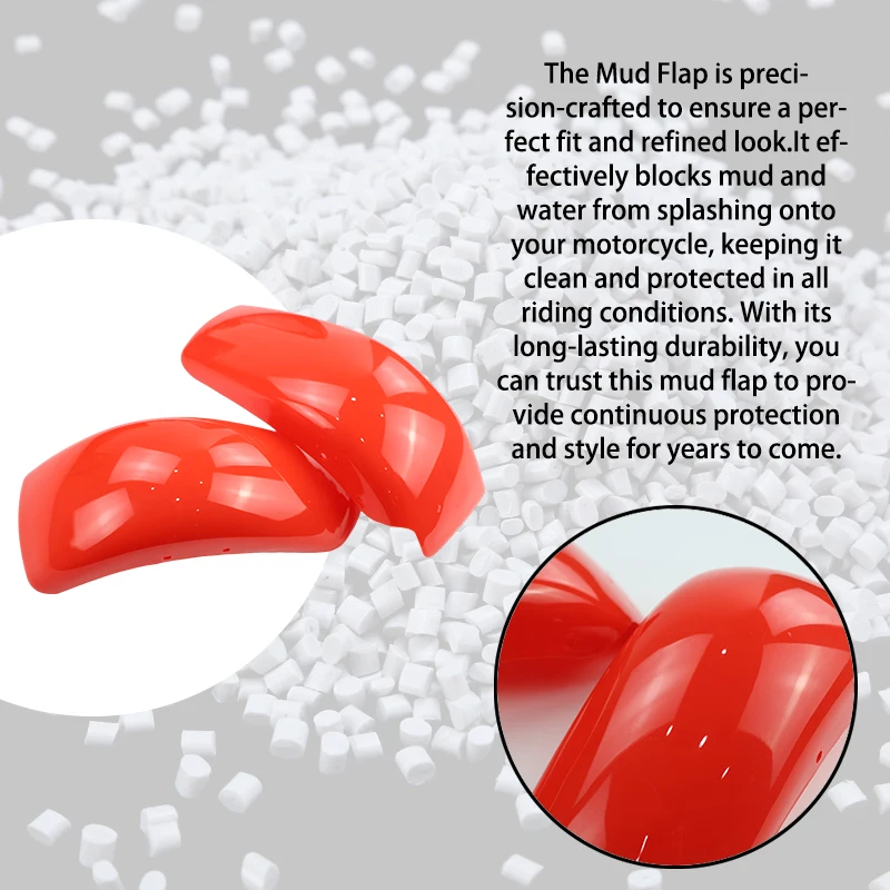 Брызговики LINGQI для гоночного мотоцикла пластиковый корпус красные передние и