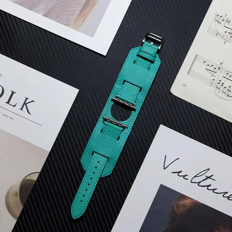 Кожаный ремешок для Apple Watch Ultra 3, 49 мм, удобный браслет для iWatch 11, 10, 9, 8, 7, 6, 5, 4 SE, 45 мм, 41 мм, 44 мм, 404246 мм Correa (art.: 3920da6838d6a) - 3920da6838d6a