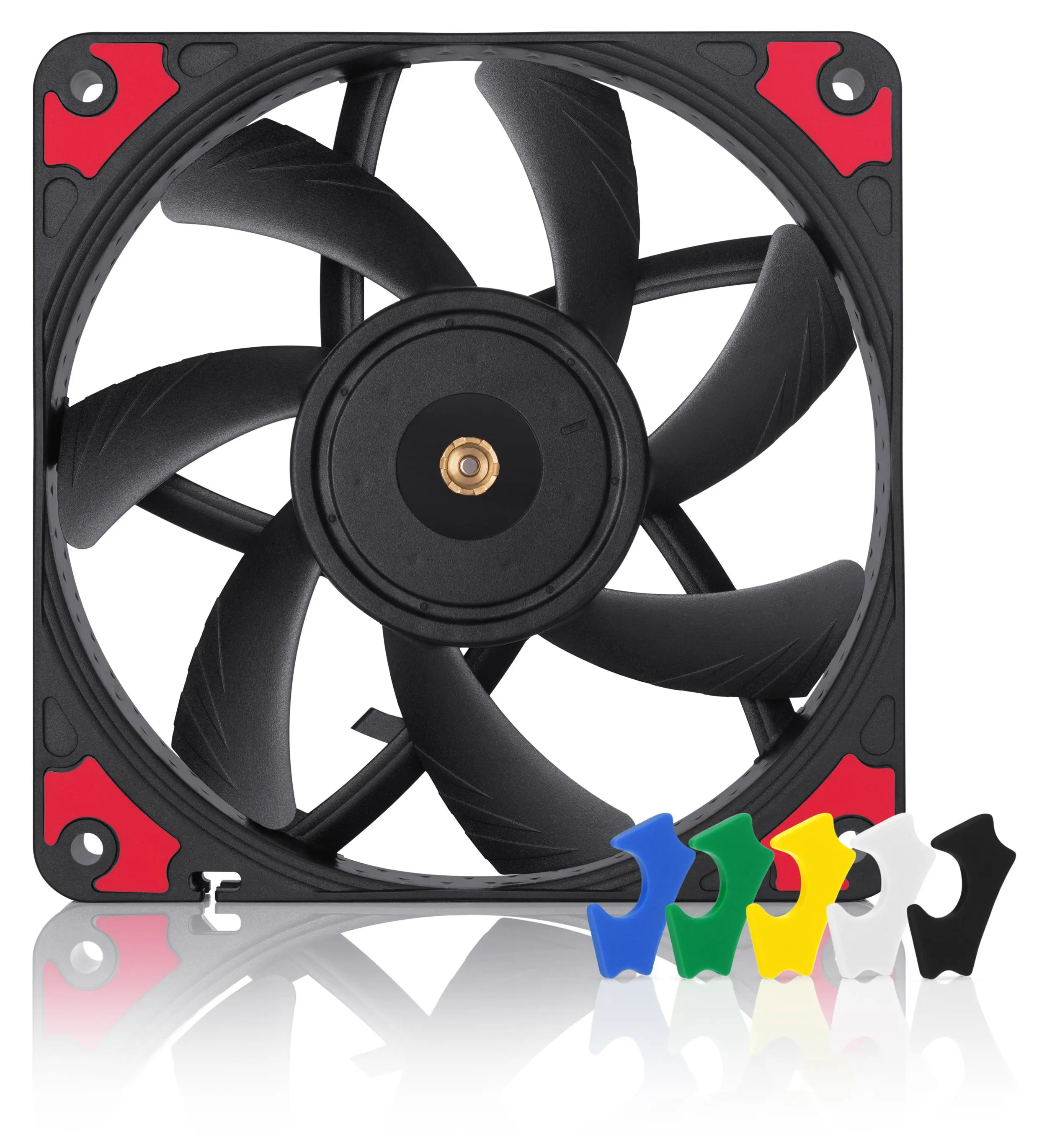 Noctua NF-A12x15 PWM Chromax.Black.Swap 120 мм тонкий тихий корпус охлаждения процессора бесшумный радиатор кулер вентилятор 4-контактный контроль температуры (art.: 3920d08a718aa) - 3920d08a718aa