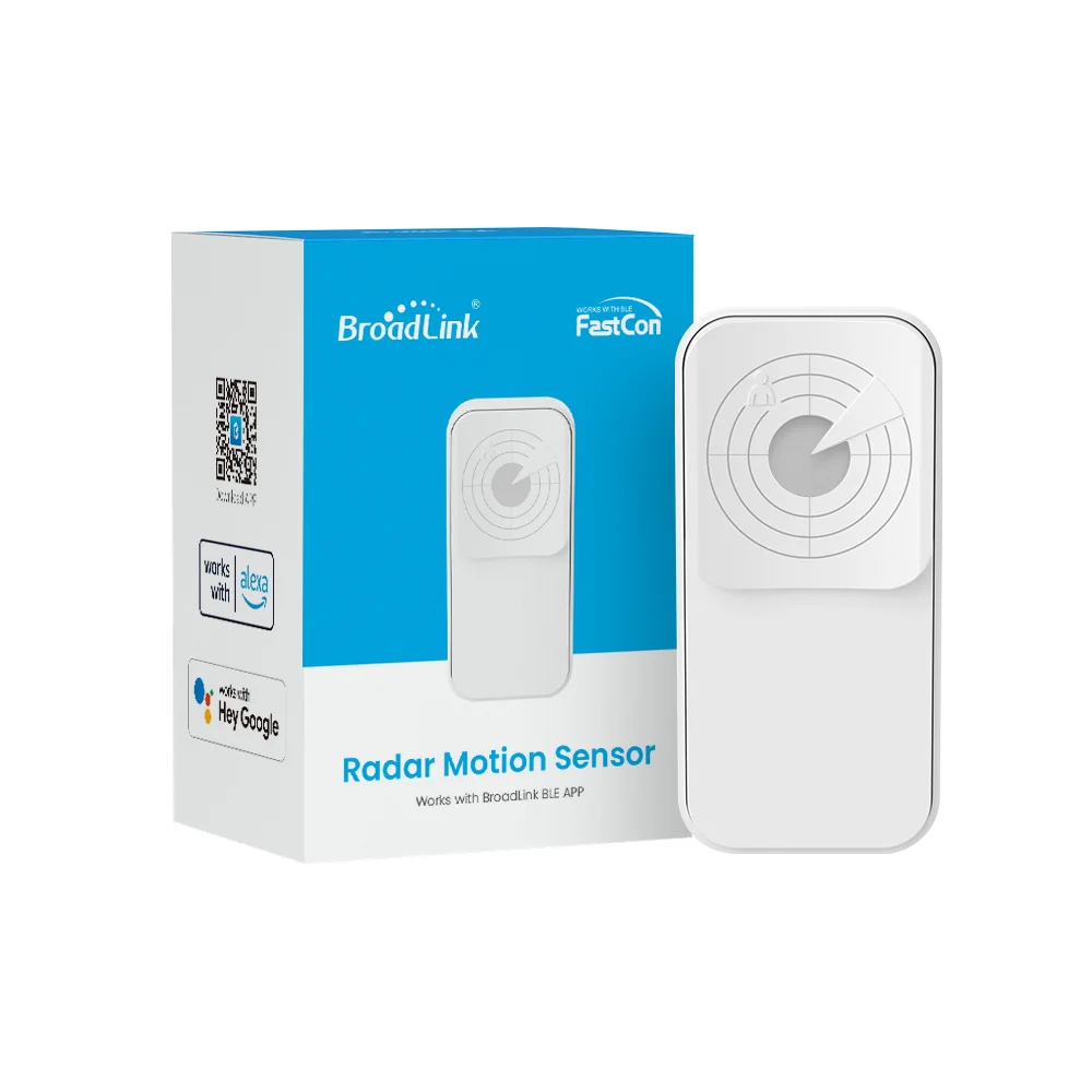 

BroadLink FastCon SR4M Smart Home Security Products Automatic Radar Microwave Humanbody Small Motion Sensor