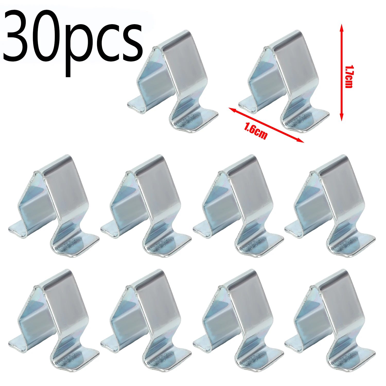 

10/30 шт. металлические зажимы для дверных полос автомобиля для VW Seat для Audi A4 A6 Golf 6, фиксатор багажника и двери автомобиля, автомобильные зажимы