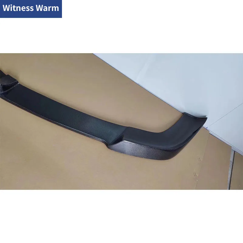 W218 Передний бампер автомобиля из углеродного волокна лопата для губ диффузор