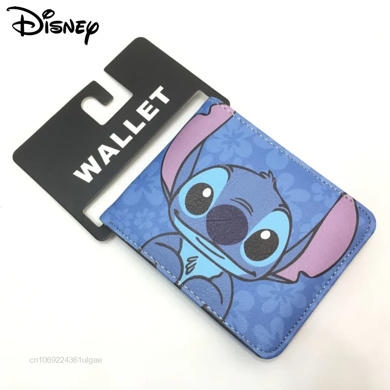 Disney Stitch Wallets New Cartoon Anime Small Bags Luxury Purses Y2k Student Cute Purse Women Men Fashion Wallet Friend Gifts