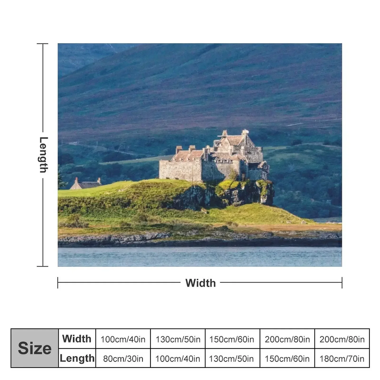 Пушистое одеяло Duart Castle