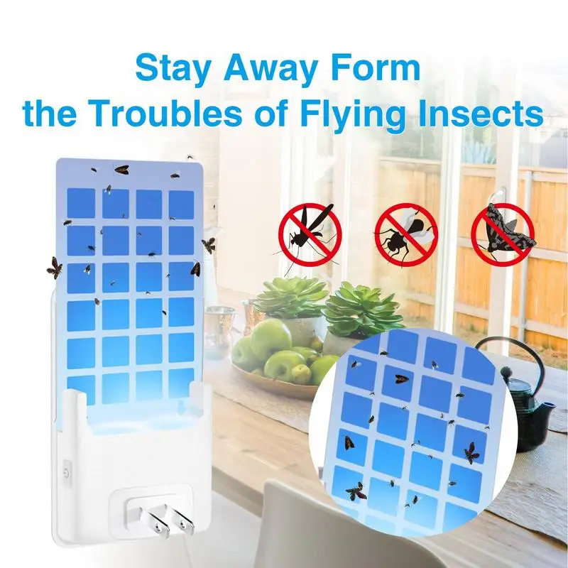 Внутренняя Подключаемая лампочка для дома средство уничтожения комаров