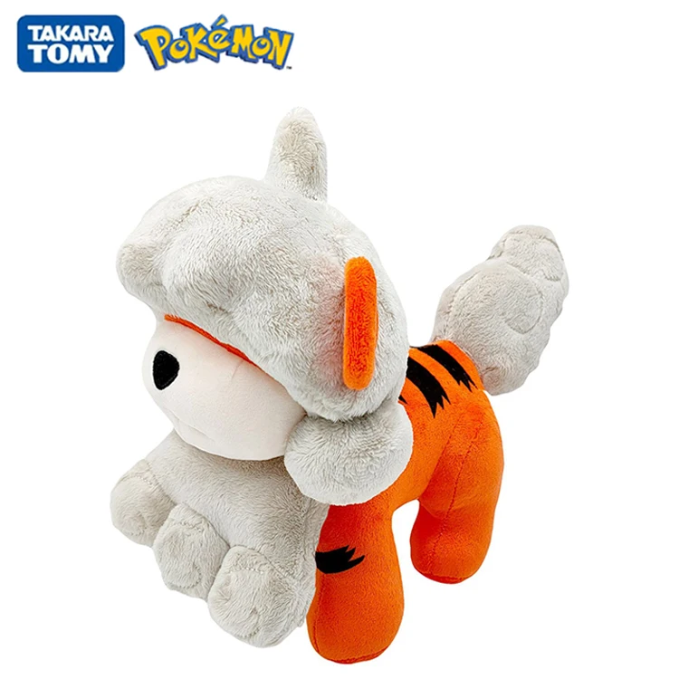 

New 25cm Pokemon Anime Figure Hisuian Growlithe Cartoon Cute Plush Doll Stuff Model Toys Pikachu Snorlax Birthday Gifts for Kids