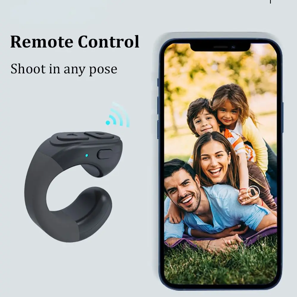 Беспроводное кольцо прокрутки короткого видео Bluetooth-совместимое для IPhone Ipad Android