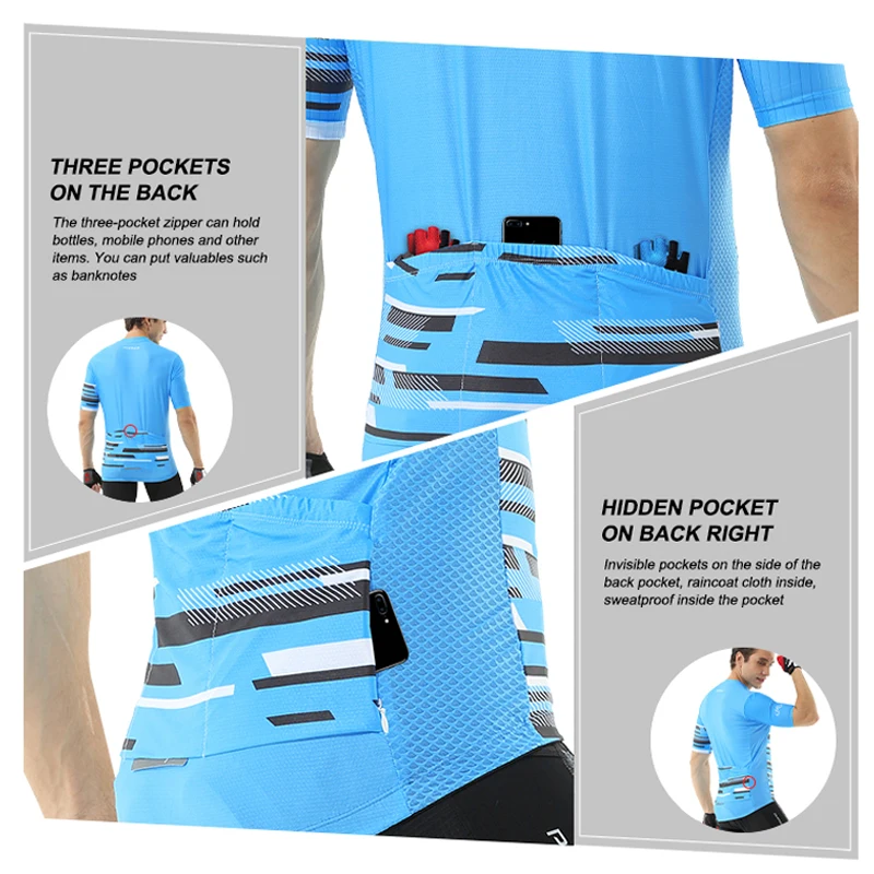 Комплект одежды PHMAX для велоспорта дышащая майка с коротким рукавом летняя